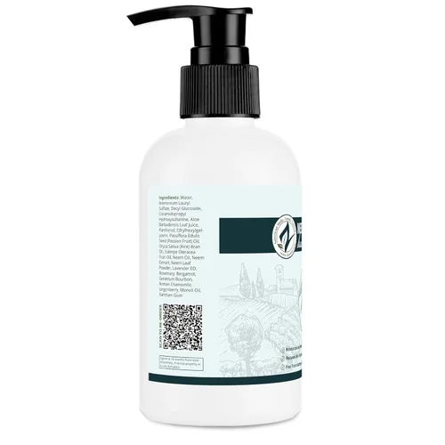 Miniatura 9 de Zatural Neem Shampoo Limpiador suave para cuero cabelludo y cabello con extractos botánicos Lavado hidratante para suavidad, volumen y brillo