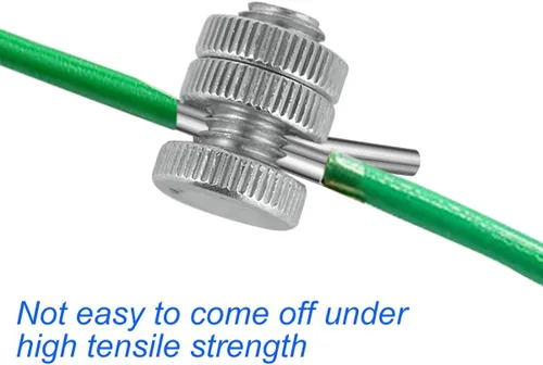 Miniatura 4 de Split Bolt conector de alambre de conexión de abrazadera de línea de abrazadera grifo para valla eléctrica 10 piezas