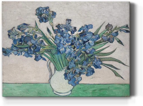 Miniatura 33 de Renditions Gallery Vincent Van Gogh Impreso Flores de almendra, famosa reproducción de pintura, lienzo de alta calidad envuelto en galería, listo