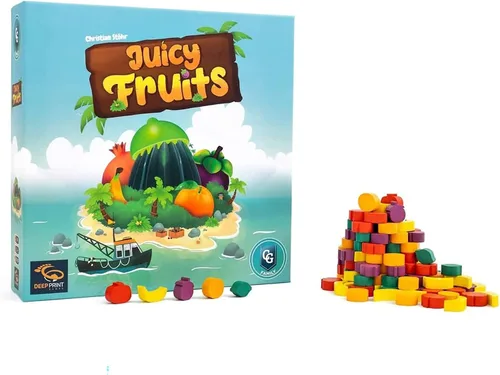 Miniatura 9 de Capstone Games: Juicy Fruits, juego de mesa de estrategia, juego rápido y fácil, cultiva deliciosas frutas en el paraíso de 1 a 4 jugadores, tiempo