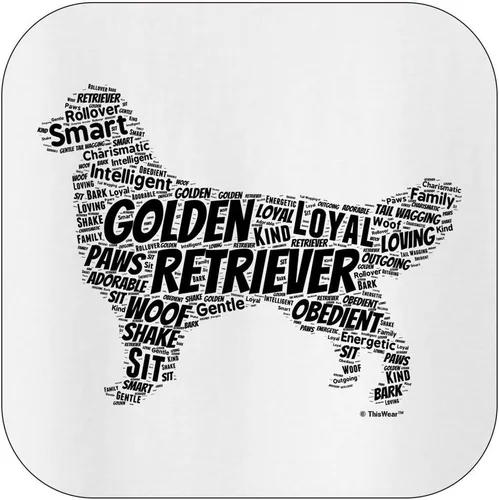Miniatura 13 de ThisWear Golden Retriever Word Art - Sudadera con capucha para perro y cachorro