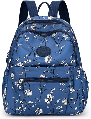 Miniatura 26 de Tanweibago Mini mochilas de nailon para mujer, mochilas pequeñas de 11L para mujer, mochila ligera casual para mujer, mochila de viaje de compras