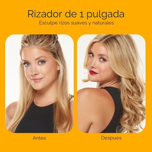 Miniatura 9 de Conair Instant Heat - Rizador de pelo de 1 pulgada, barril de 1 pulgada que produce rizos clásicos, rizador de pelo para cabello corto, mediano