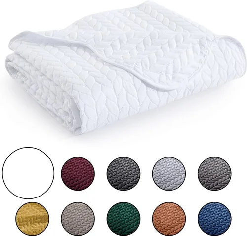 Miniatura 445 de MOONLIGHT20015 Edredón tamaño King (106 x 96 pulgadas) con 2 fundas de almohada (20 x 36 + 2 pulgadas) para todas las estaciones, juego de cama Azul