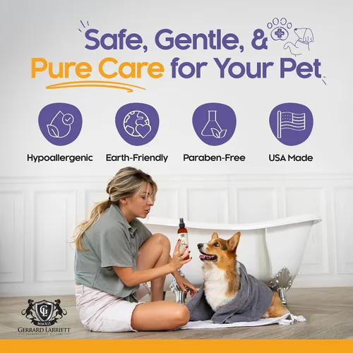 Miniatura 5 de Aerosol refrescante y brilloso de aromaterapia para mascotas, aerosol para aseo de perros, perfume canino, colonia de perro y eliminador de olor