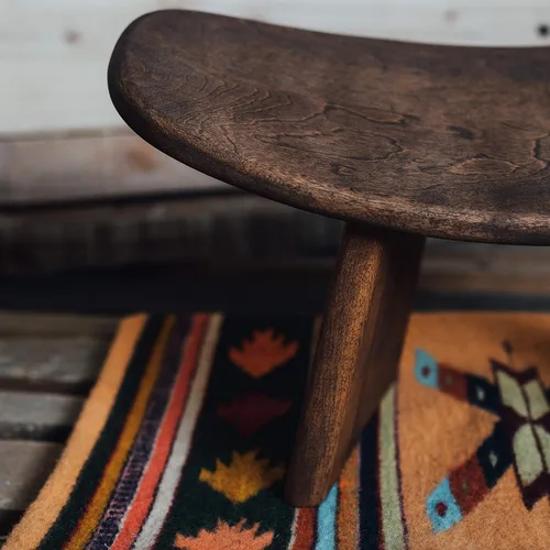 Miniatura 4 de Banco de meditación IKUKO Básico, versión premontada, madera maciza, hecho a mano local, ecológico, de madera, ergonómico, asiento Seiza, Prana Yoga