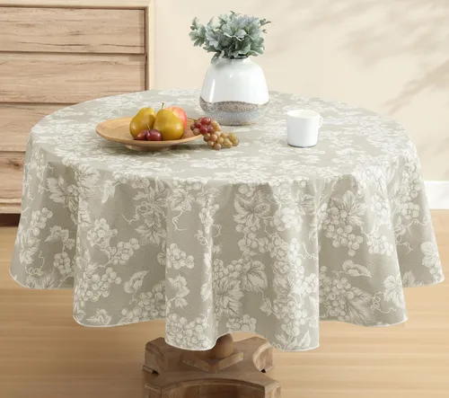 Miniatura 15 de Grapevines - Mantel de vinilo pesado de franela de vinilo de calibre 4 con estampado de uva contemporánea, para interiores y exteriores, cuadrado