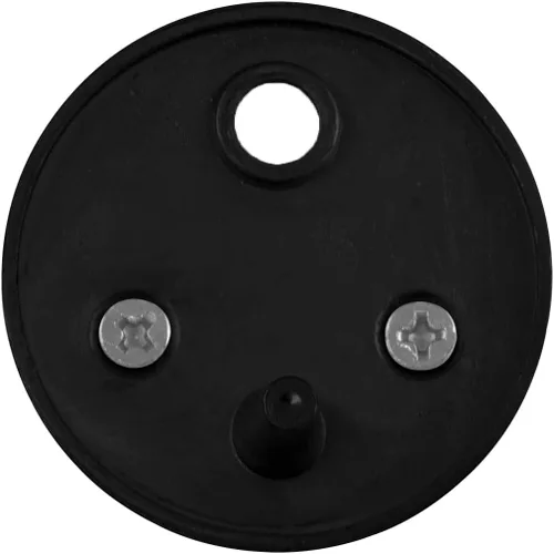 Miniatura 4 de Design House Design House 189134 - Protector de pared para puerta con tapón de goma, color negro mate, 5 unidades, 189134