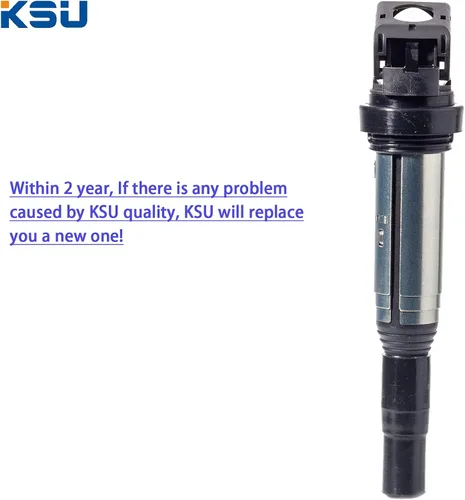 Miniatura 6 de KSU Compatible With 0221504470 Ignition Coil Pack for BMW 325i 325Ci 328i 330Ci 335i 525i 528i 530i 535i 545i 745Li X3 X5 M5 M6 Z4 12137594937