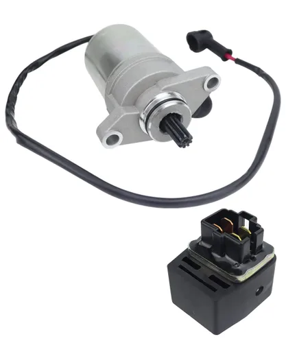 Miniatura 2 de Motor de Arranque y Relé para Polaris Sportsman 90 2001-2006 Scrambler 90 2001-2003 Predator 90 2003-2006 E-TON 90, 0450533 0451692 18643