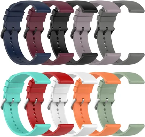 Miniatura 3 de Correa de silicona compatible con Amazfit GTR 2e, correa de repuesto de liberación rápida para Amazfit GTR 4/GTR 3/GTR 3 Pro/GTR 2e/GTR 2/GTR 1.850