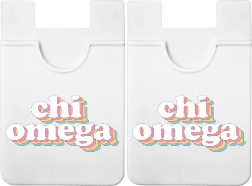 Miniatura 5 de Sorority Shop Chi Omega Koala Pouch - Tarjetero de diseño retro para funda de teléfono, billetera para teléfono adherente, ultrafina y ligera