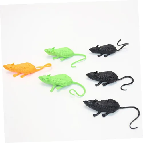 Miniatura 4 de 18Pcs Simulation Mice Halloween Props for Pranks and Decorations Realistic Fake Rat Playthings for