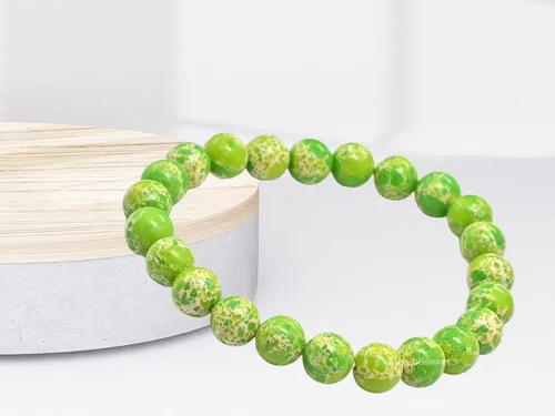Miniatura 830 de Amazing Gemstone Pulsera de cristal para mujeres y hombres, pulsera de cristal curativo de protección, pulsera elástica con cuentas de piedras