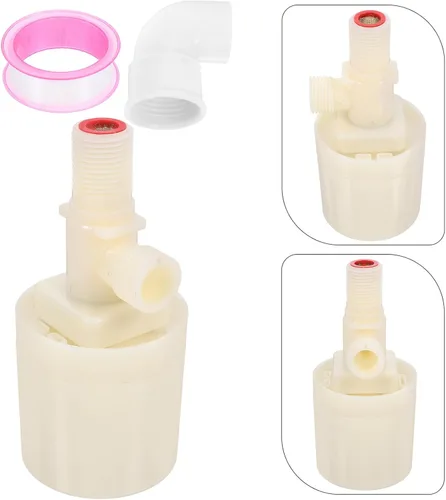 Miniatura 6 de PATKAW 2pcs Automatic Water Float Valve for Water Tank 1/2" Threaded Control Valve with Classic Color for Livestock Pond and Pool Random