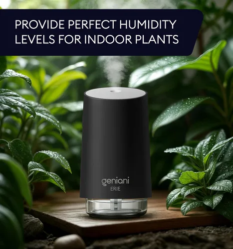 Miniatura 7 de GENIANI Humidificador portátil pequeño de niebla fría, alimentado por USB (no recargable), humidificador de escritorio compacto para plantas