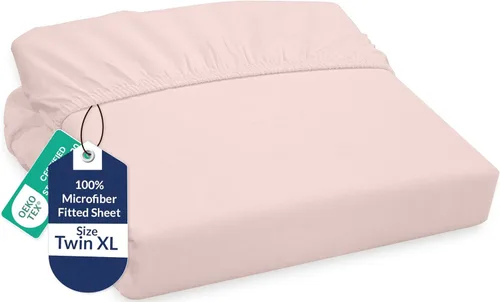 Miniatura 41 de Royale Linens Sábana Bajera King - Microfibra Cepillada Ultra Suave 1800 - Sábanas Inferiores de Lujo Hotelero - Sin Arrugas y Resistente a la Rosa