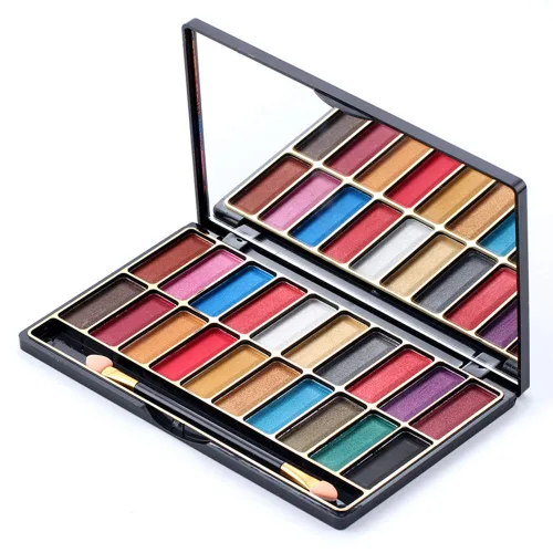 Miniatura 8 de DISAAR Beauty Paleta de sombra de ojos húmedos de 20 colores brillantes, talco dorado, impermeable, tecnología nano avanzada, efecto de larga MT 1#