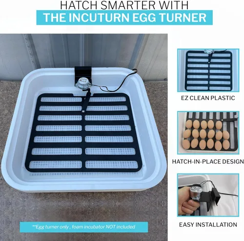 Miniatura 3 de IncuTurn™ Turner automático de huevos para incubadoras de huevos HovaBator (Solo volteador de huevos)