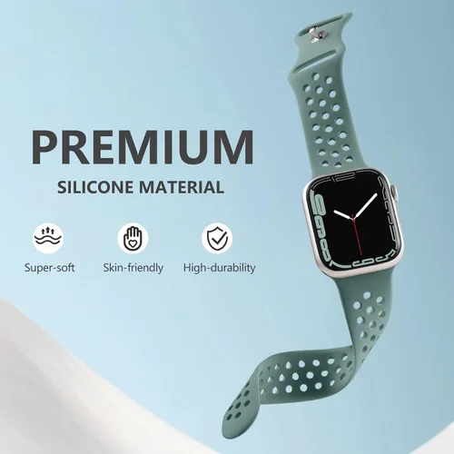Miniatura 3 de Getino Compatible con Apple Watch Band de 1.575 in 1.496 in 1.614 in 1.732 in 1.772 in 1.811 in 1.929 in 1.654 in para mujeres y hombres, iWatch SE