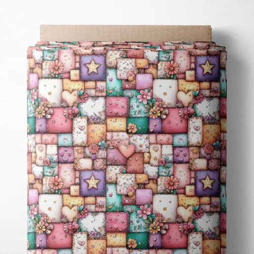 Miniatura 138 de Paquete de tela de algodón de color sólido, 50 cuadrados precortados (8 x 8 x 8 pulgadas), 100% algodón, 120 GSM, fabricado en Türkiye