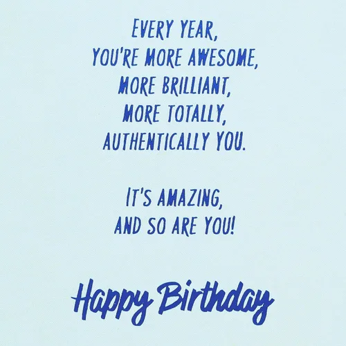 Miniatura 3 de American Greetings - Tarjeta de cumpleaños (Authentically You)