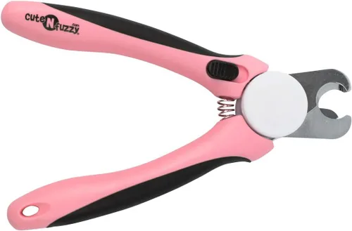 Miniatura 3 de Cortauñas profesional para mascotas, color rosa, grande
