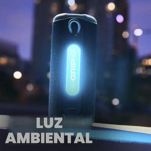 Miniatura 7 de JBL Grip - Altavoz Bluetooth compacto con sonido JBL Pro audaz y luz ambiental, hasta 14 horas de reproducción, resistente al agua, al polvo y a