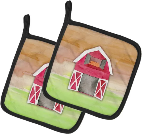 Miniatura 17 de Caroline's Treasures BB7370PTHD - Juego de soportes para ollas de herradura para cocina, resistentes al calor, almohadillas calientes para cocinar
