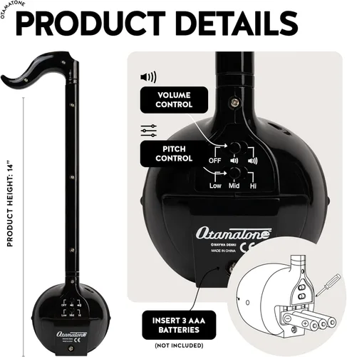 Miniatura 7 de Otamatone Instrumento musical electrónico japonés Sintetizador de música portátil de Japón por Maywa Denki Studio Award Awarding, regalo educativo