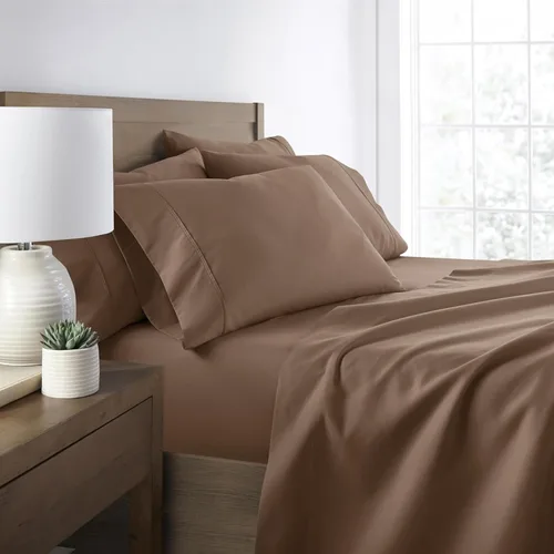 Miniatura 33 de ienjoy Home Linen Market - Juego de sábanas de 6 piezas, color rubor, tamaño King Blush