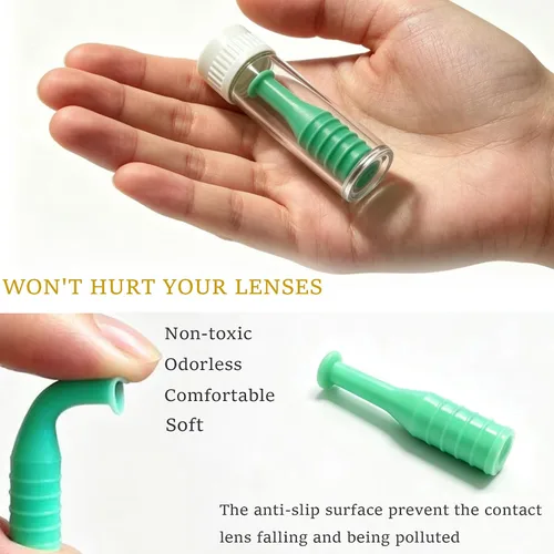 Miniatura 5 de 4 unids Hard Contact Lens Remover RGP émbolo para lentes duras suaves