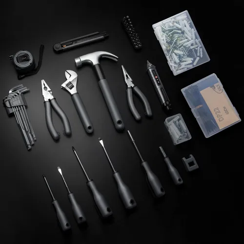 Miniatura 2 de Growneer Juego de herramientas, kit de herramientas para el hogar de 241 piezas con herramientas de metal duraderas para reparación del hogar