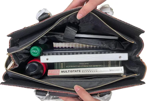 Miniatura 6 de JKM and Company Computer iPad, Laptop Tablet Rolling Tote Bag Briefcase Carryall Bag