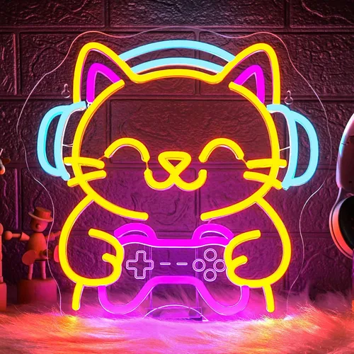 Miniatura 12 de Ineonlife Letrero de neón para barra de café, accesorios iluminados para decoración de pared, letrero LED moderno para cafetería, pequeña estación