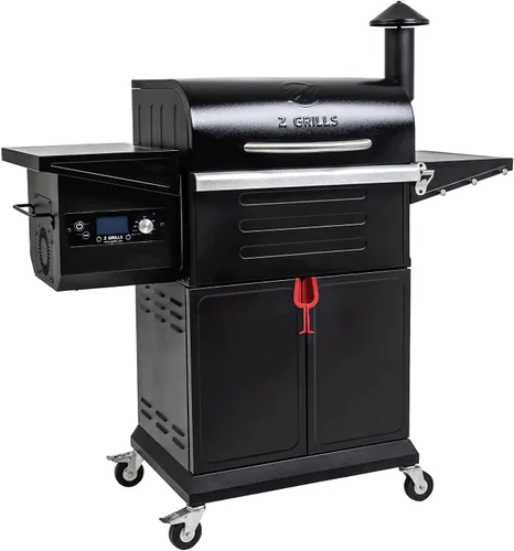 Miniatura 11 de Z GRILLS Parrilla de pellets de madera y ahumador, parrilla de barbacoa 8 en 1 para exteriores con controlador PID 3.0, área de cocción de 697 pies