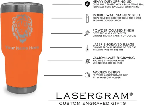 Miniatura 14 de LaserGram Taza aislada al vacío de 20 onzas, asistente médico MA, grabado personalizado incluido (rosa)