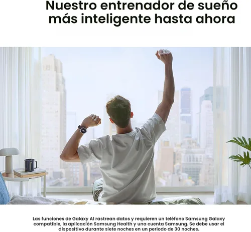 Miniatura 4 de Samsung Galaxy Watch 8 Classic (2025) - Reloj inteligente Bluetooth de 1.81 pulgadas, diseño de cojín, bisel giratorio, botón rápido, entrenamiento