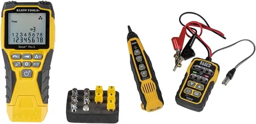 Klein Tools VDV501-851 Kit de probador de cables y trazador de cables Klein Tools VDV500-820 con kit Pro de tono de sonda para cables de teléfono,
