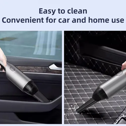 Miniatura 8 de Aspiradora portátil para automóvil, aspiradora de mano portátil para limpieza interior del automóvil, uso húmedo y seco, recargable por USB