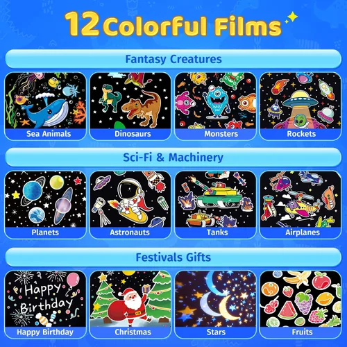 Miniatura 4 de Luz de huevo de dinosaurio para máquina de sonido de guardería 15 sonidos para dormir+películas de 12HD+rotación de 360° Regalos de dnio