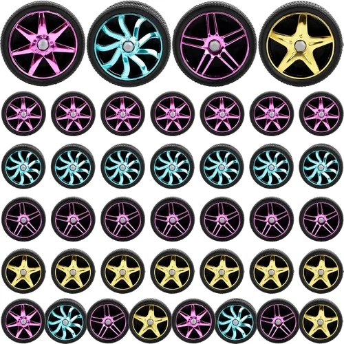 40 piezas de juguetes Yoyos de plástico con ruedas en varios colores para principiantes, adultos, adolescentes, cumpleaños, carreras, fiestas,