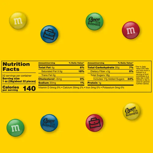 Miniatura 6 de M&M'S Caramelos de chocolate con leche prediseñados – 5 libras de caramelos a granel en paquete resellable para regalos de felicitación, logros