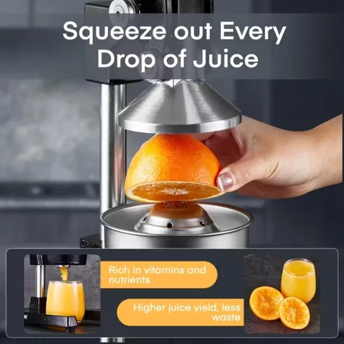 Miniatura 3 de juice.Máquina exprimidora manual de naranja y exprimidor profesional de cítricos para jugo de naranja, pompones, limón y lima, extractores Gris