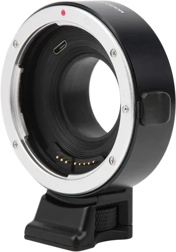 KIMISS Fuji Lenses X Mount para Canon, EF‑FX1 Anillo adaptador de montaje de lente de enfoque automático para lente de montura EF/EF‑S a cámara