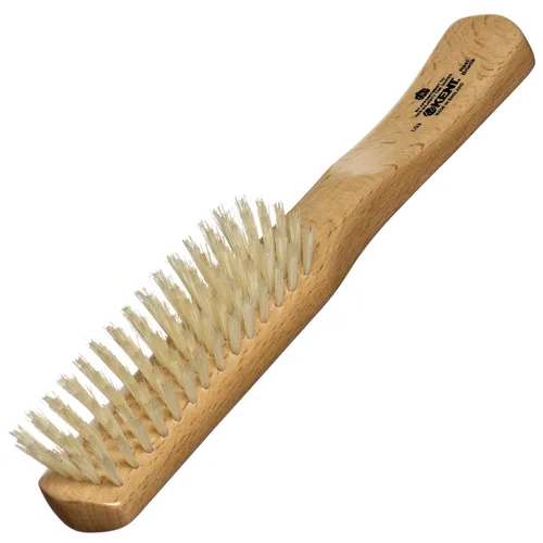 Kent LG3 - Cepillos para el cabello más finos para mujeres, cepillo estrecho de madera de haya natural y cerdas de jabalí, para cabello fino o de