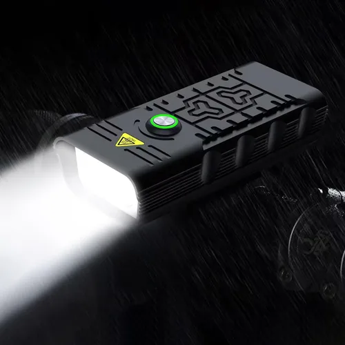Miniatura 9 de Luces de bicicleta, 17 LED de 4000 lúmenes, luz de bicicleta con 4 modos, 10000 mAh USB recargable luz de bicicleta para bicicleta con pantalla