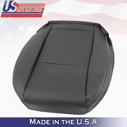 Miniatura 3 de U.S.AutoSeatCover 2011 2012 2013 Compatible con Dodge Charger Front Driver Side Bottom Funda de asiento de cuero BLK