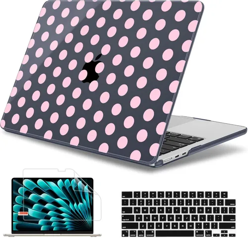 Miniatura 36 de May Chen para M4 MacBook Air de 13.6 pulgadas Funda 2025 2024 2023 2022 Modelos: A3240 A3113 M3 A2681 M2, Carcasa de plástico rígido para MacBook
