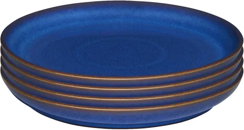 Miniatura 8 de Denby 1048825 - Juego de platos llanos (2 piezas, color azul imperial)
